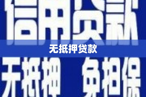 宜城无抵押贷款