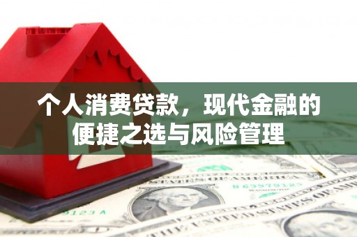 宜城个人消费贷款，现代金融的便捷之选与风险管理