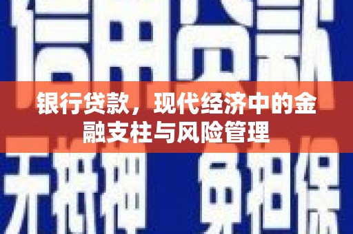 宜城银行贷款，现代经济中的金融支柱与风险管理