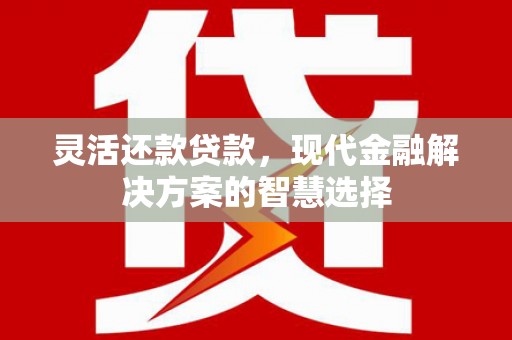 宜城灵活还款贷款，现代金融解决方案的智慧选择