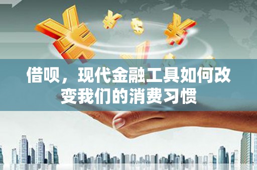 宜城借呗，现代金融工具如何改变我们的消费习惯