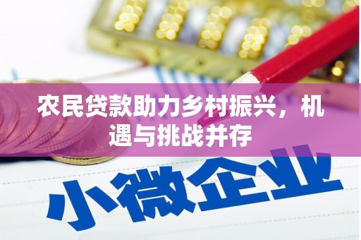 宜城农民贷款助力乡村振兴，机遇与挑战并存