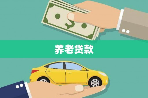 宜城养老贷款