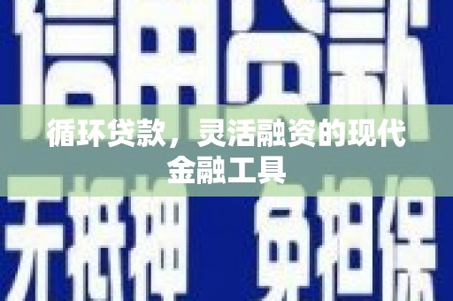 宜城循环贷款，灵活融资的现代金融工具
