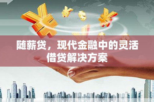 宜城随薪贷，现代金融中的灵活借贷解决方案