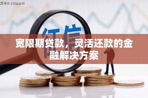 宜城宽限期贷款，灵活还款的金融解决方案