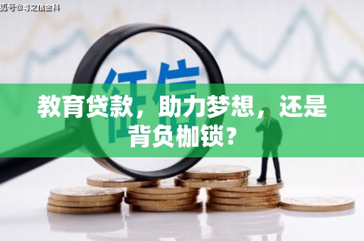 宜城教育贷款，助力梦想，还是背负枷锁？