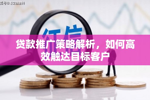 宜城贷款推广策略解析，如何高效触达目标客户