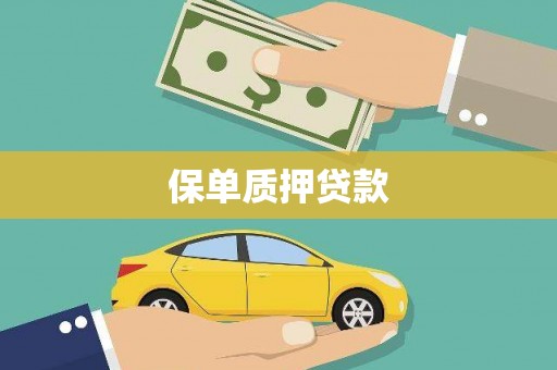 宜城保单质押贷款