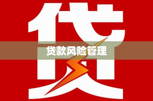 宜城贷款风险管理