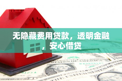 宜城无隐藏费用贷款，透明金融，安心借贷