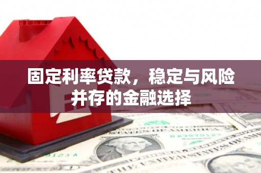 宜城固定利率贷款，稳定与风险并存的金融选择