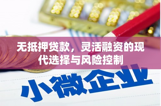 宜城无抵押贷款，灵活融资的现代选择与风险控制