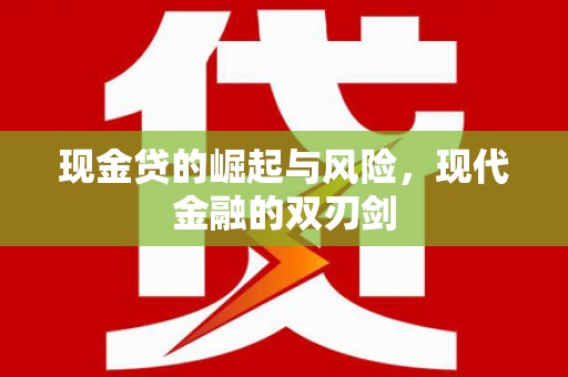 宜城现金贷的崛起与风险，现代金融的双刃剑