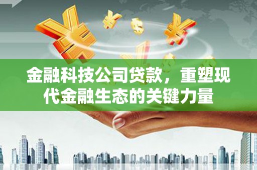 宜城金融科技公司贷款，重塑现代金融生态的关键力量