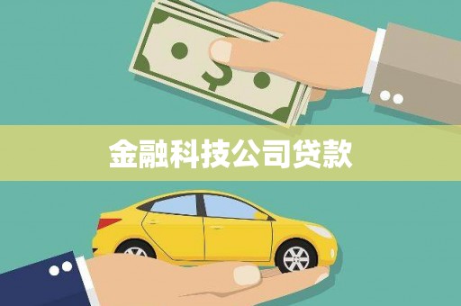 宜城金融科技公司贷款