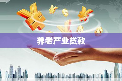宜城养老产业贷款