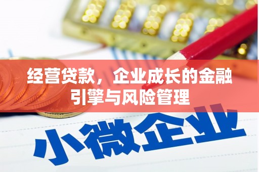宜城经营贷款，企业成长的金融引擎与风险管理